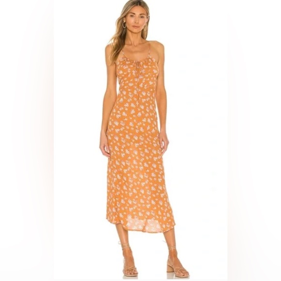 SNDYS floral midi dress - Picture 1 of 4